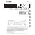TEAC W860R Owners Manual