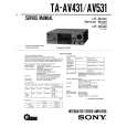 SONY TA-AV531 Service Manual
