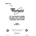WHIRLPOOL SB100PSR0 Parts Catalog