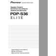 PIONEER PDP-S36/XIN/UC Instrukcja Obsługi