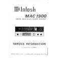 MCINTOSH MAC1900 Service Manual