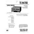 SONY TC-H4700 Service Manual
