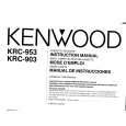 KENWOOD KRC903 Manual de Usuario