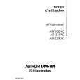 ARTHUR MARTIN ELECTROLUX AR8393C Manual de Usuario