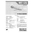 SONY WRT57G Instrukcja Serwisowa