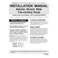 WHIRLPOOL CER1115AAW Installation Manual