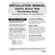 WHIRLPOOL MERL752BAW Installation Manual