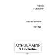 ARTHUR MARTIN ELECTROLUX TGV720N Owners Manual