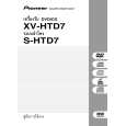 PIONEER XV-HTD7/DTXJN/RC Owners Manual