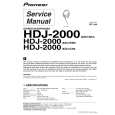 PIONEER HDJ-2000/XZC/EW5 Manual de Servicio