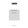 ZANUSSI ZVF130-1 Owners Manual