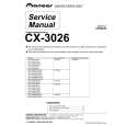 PIONEER CX-3026 Instrukcja Serwisowa