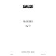 ZANUSSI ZV17 Owners Manual