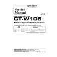 PIONEER CT-W106 Service Manual
