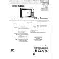SONY QE1CHASSIS Service Manual