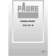 FAURE FCH297W Owners Manual