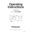 PANASONIC PTL555U Manual de Usuario