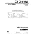 SONY XRC8100RW Service Manual