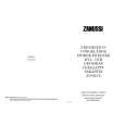 ZANUSSI ZI9454X Owners Manual