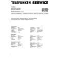 TELEFUNKEN HS700 Service Manual