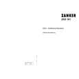 ZANKER ZKD181 Owners Manual