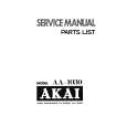 AKAI AA-1030 Service Manual