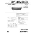 SONY CDP-C460Z Service Manual