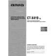 AIWA CTX419 Manual de Usuario