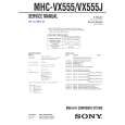 SONY MHCVX555J Service Manual