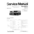 TECHNICS RS-M265X Service Manual