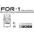 BOSS FDR-1 Owners Manual