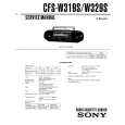 SONY CFS-W329S Instrukcja Serwisowa