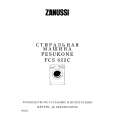 ZANUSSI FCS622C Owners Manual ZANUSSI FCS622C Owners Manual