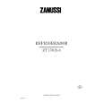 ZANUSSI ZT170R-3 Owners Manual