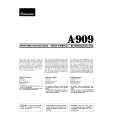 SANSUI A-909 Owners Manual