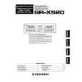 PIONEER GR-X520 Owners Manual