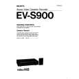 SONY EV-S900 Instrukcja Obsługi