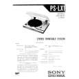 SONY PS-LX1 Service Manual