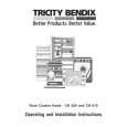 TRICITY BENDIX CH610W Owners Manual