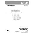 SONY ICF602 Katalog Części