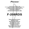 PIONEER F-208RDS/HYXK/EW Owners Manual