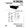 SONY XR2803 Service Manual