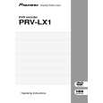 PIONEER PRV-LX1/KU/CA Owners Manual