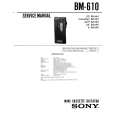 SONY BM610 Service Manual