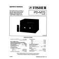 FISHER PD-M70 Service Manual