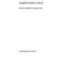 AEG Competence 3120B D Owners Manual