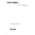 TRICITY BENDIX FD852 Instrukcja Obsługi