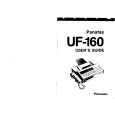 PANASONIC UF160 Owners Manual