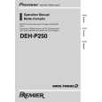 PIONEER DEH-P250/XM/UC Instrukcja Obsługi