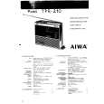 AIWA TPR210 Service Manual
